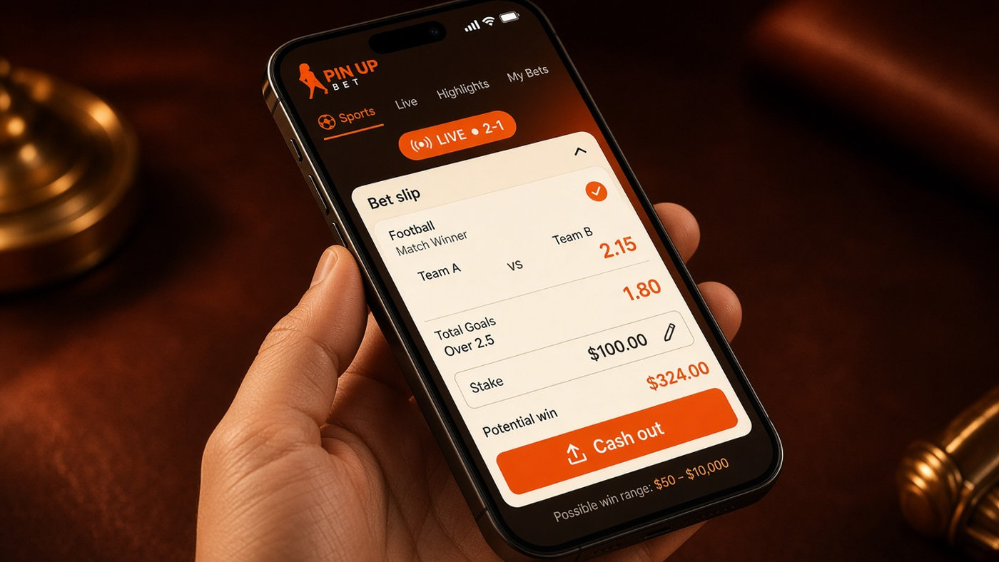Pin Up Bet mobile betting interface